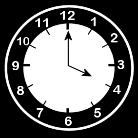 clock / 4 'o clock